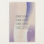 Dreams to Plans Personalized Gradient Planner プランナー手帳 (正面)