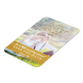DREAMS TRUE 来金ゴールドSave the Date Photo Magnet マグネット (左側)