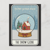 Dreams Within Reach Snow Globe Christmas シーズンポストカード (正面)