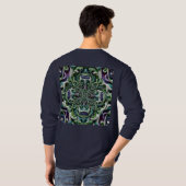 Dreamscapeモーション – 芸術的抽象芸術T型 Tシャツ (裏面フル)