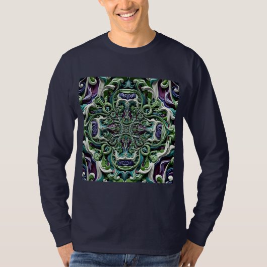 Dreamscapeモーション – 芸術的抽象芸術T型 Tシャツ (正面)