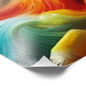 Dreamscape抽象芸術鮮やか：デジタルアートプリント フォトプリント (角)