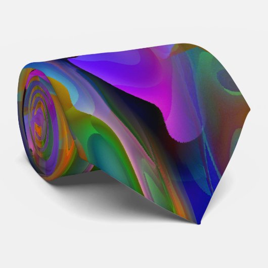 Dreamscape モダン抽象芸術 ネクタイ (ロール)
