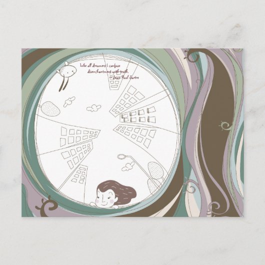 Dreamscape 4お洒落はがき ポストカード (正面)