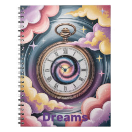 Dreamscape Antique Watch Dreams Spiral Notebook ノートブック