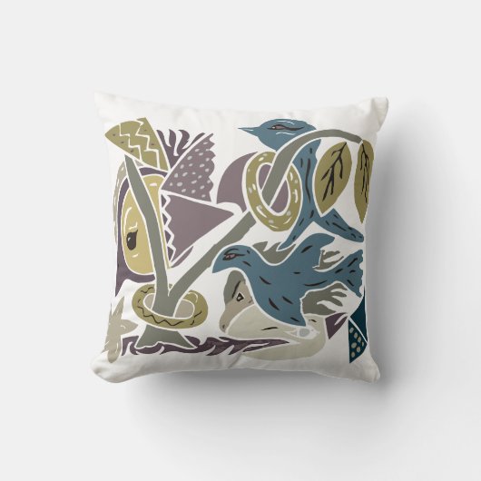 Dreamscape Birds TWArt 13 クッション (正面)