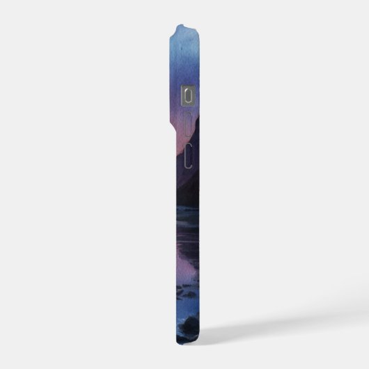 Dreamscape Coastal Sunset Cover iPhone 15  iPhoneケース (左側面)