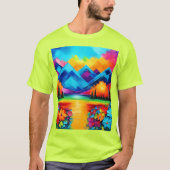 Dreamscape Horizon 絵を描's Tシャツ (正面)