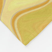 Dreamscape in Gold フリースブランケット (角)