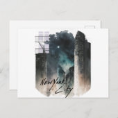Dreamscape New York, Painted City Lights ポストカード (正面/裏面)