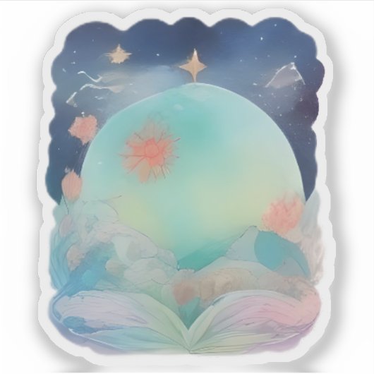 Dreamscape Open Book Universe シール (正面)