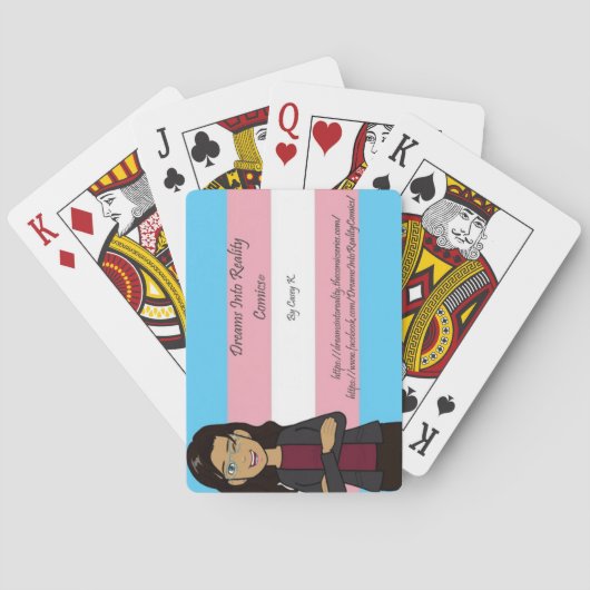 DreamsIntoRealityComicsカバーアート トランプ (裏面)