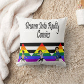 DreamsIntoRealityComics子供たちがアートをカバー クッション (ブランケット)