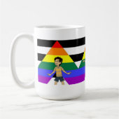 DreamsIntoRealityComics子供たちがアートをカバー コーヒーマグカップ (左)