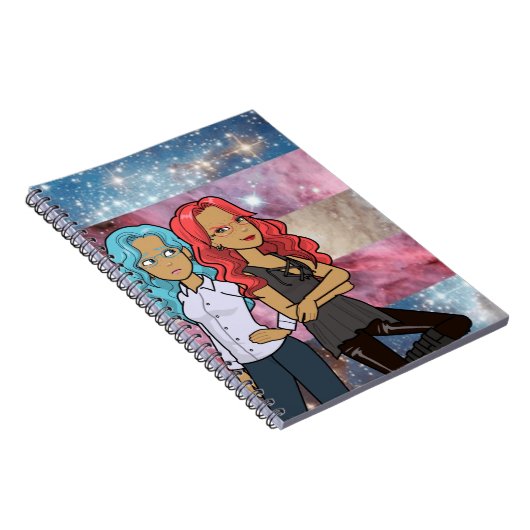 DreamsIntoRealityComics Alter Egos Cover Art ノートブック (右側)