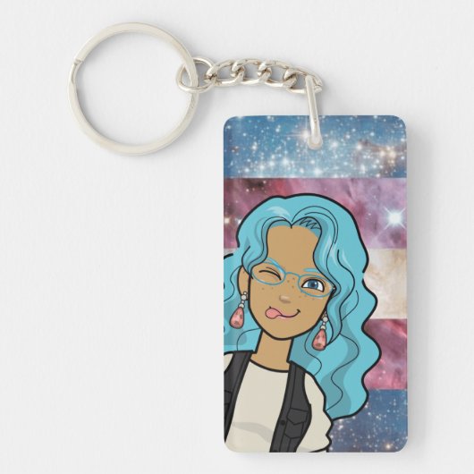 DreamsIntoRealityComics Ashlyn Tempestカバーアート キーホルダー (正面)