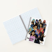 DreamsIntoRealityComics Ashlyn Tempestカバーアート ノートブック (内部)