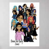 DreamsIntoRealityComics Ashlyn Tempestカバーアート ポスター (正面)