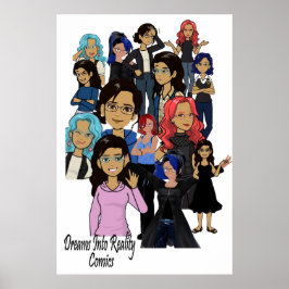 DreamsIntoRealityComics Ashlyn Tempestカバーアート ポスター