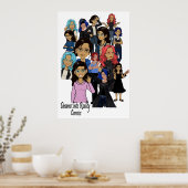 DreamsIntoRealityComics Ashlyn Tempestカバーアート ポスター (キッチン)