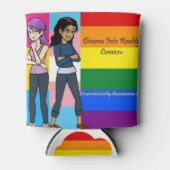 DreamsIntoRealityComics Just the 2 of Us Cover Art 缶クーラー (正面)