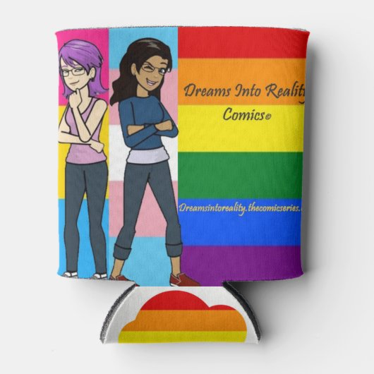 DreamsIntoRealityComics Just the 2 of Us Cover Art 缶クーラー (正面)