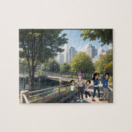 DreamsIntoRealityComics The Fam Cover Art ジグソーパズル