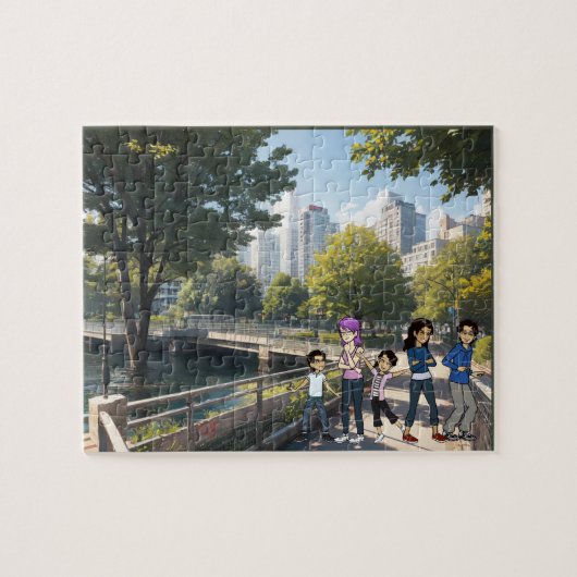 DreamsIntoRealityComics The Fam Cover Art ジグソーパズル (横)