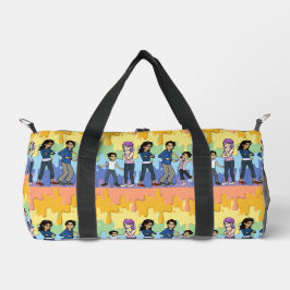 DreamsIntoRealityComics The Fam Cover Art ダッフルバッグ