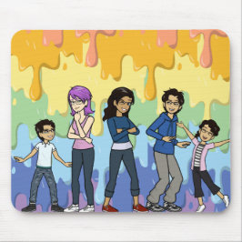 DreamsIntoRealityComics The Fam Cover Art マウスパッド