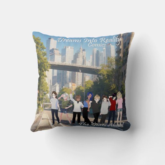 DreamsIntoRealityComics The Year Ahead Cover Art クッション (裏面)