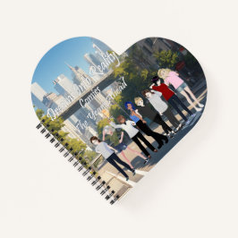 DreamsIntoRealityComics The Year Ahead Cover Art ノートブック