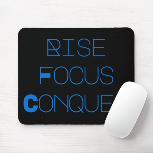 Dreamtech_Inc: Rise, Focus, Conquer Desk Mats マウスパッド (マウス)