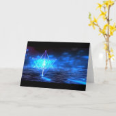 Dreamtimeのインスピレーションの挨拶状 カード (黄色い花)