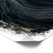 DreamWalker Friesian Horse詩by Bihrle ポスター (コーナー)