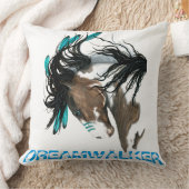 DreamWalker Horse Pillow by AmyLyn Bihrle クッション (ブランケット)