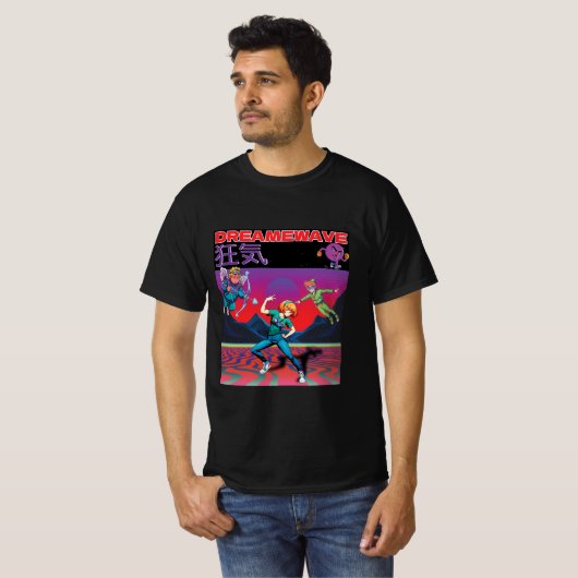 DREAMWAVE-狂気 Tシャツ (正面フル)