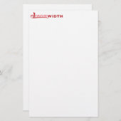 Dreamwithのロゴの文房具 便箋 (正面/裏面)