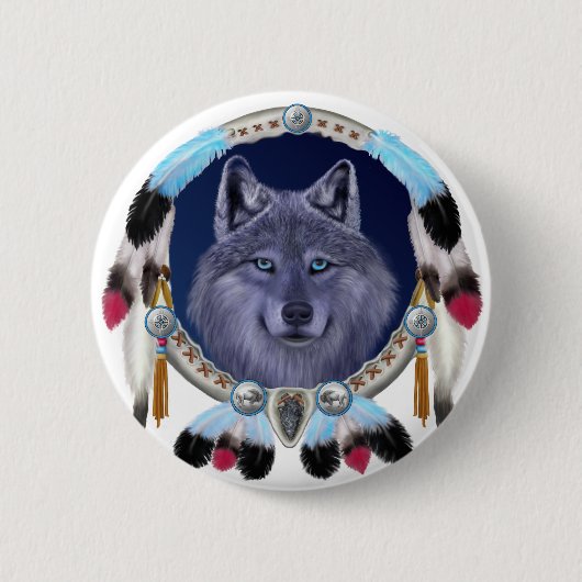 DREAMWOLF 缶バッジ (正面)