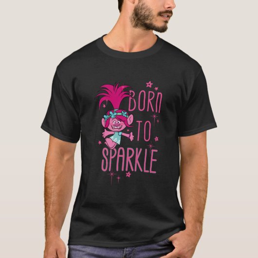 Dreamworks Trolls Poppy Sparkle Tシャツ (正面)