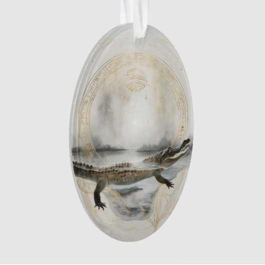 Dreamwoven Guardian Alligator Ornament オーナメント (正面)