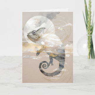 Dreamwoven Guardian Chameleon Greeting Card カード