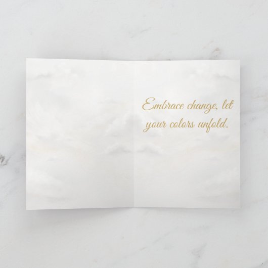 Dreamwoven Guardian Chameleon Greeting Card カード (内部)
