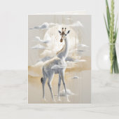 Dreamwoven Guardian Giraffe Greeting Card カード (正面)