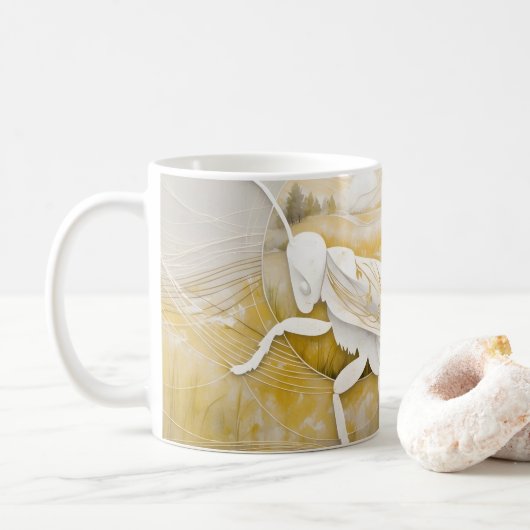 Dreamwoven Guardian Grasshopper Mug コーヒーマグカップ (ドーナツ)
