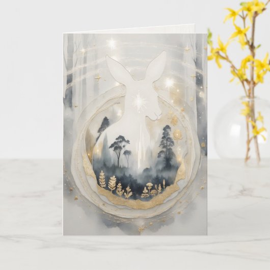 Dreamwoven Guardian Kangaroo (Marlu) – Golden Fore カード (黄色い花)