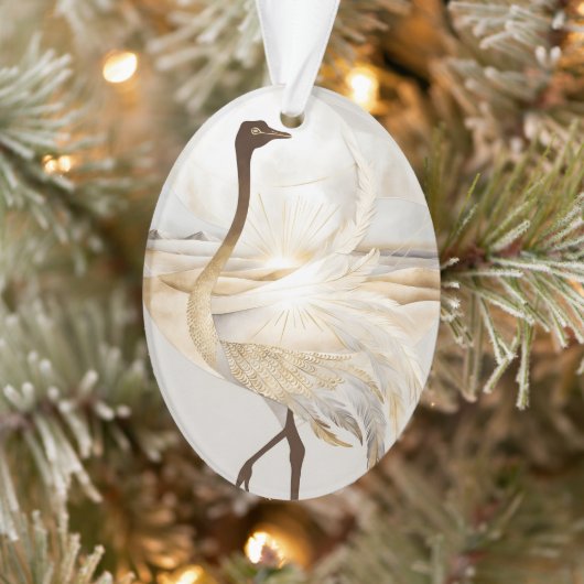 Dreamwoven Guardian Ostrich Ornament – Feather of  オーナメント (ツリー)