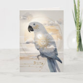 Dreamwoven Guardian Parrot Greeting Card カード (正面)