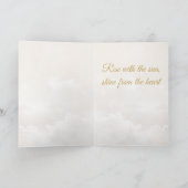 Dreamwoven Guardian Parrot Greeting Card カード (内部)