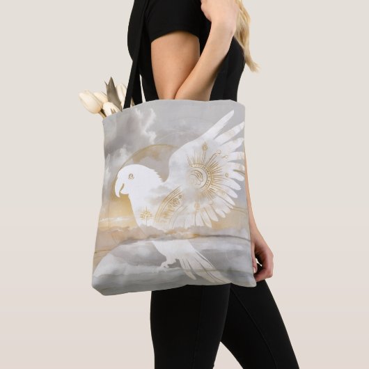 Dreamwoven Guardian Parrot Tote トートバッグ (クローズアップ)